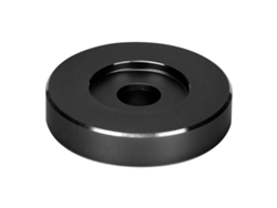 Adaptador Para Tocadiscos De 45 Rpm Para Discos De Gran Diámetro, Abrazadera De Aluminio Negro Para Vinilo.