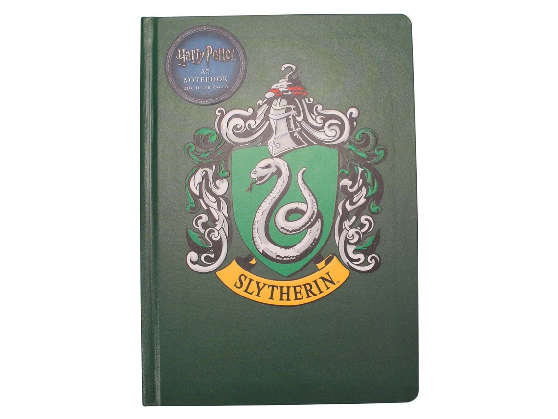 Bloc De Notas A5 240 Páginas Modelo Slytherin Tapa Dura