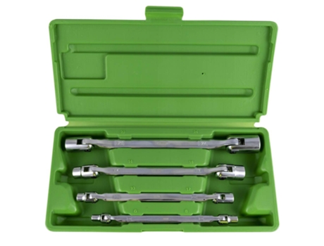 Caja de Herramientas de 4 Piezas Llaves Articuladas Torx