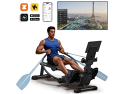 Remo Magnético Doble MERACH, 16 Niveles, Bluetooth, LCD, Plegable, Silencioso, Soporte Tablet, Hogar, Entrenamiento Completo, 150 kg