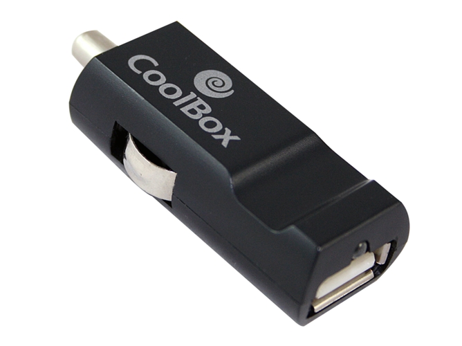 Cargador de Coche COOLBOX CDC10 Negro
