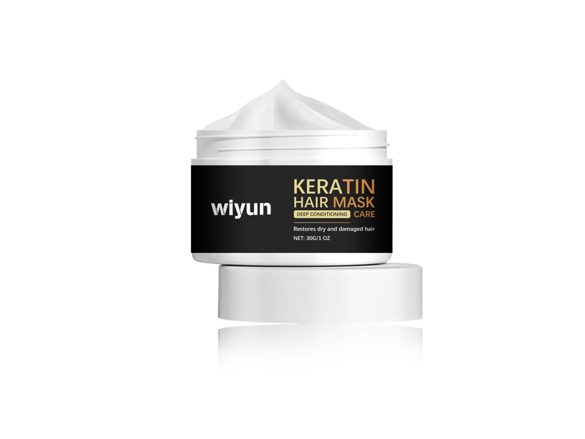 Mascarilla capilar de hidratación profunda para cabello seco y dañado.