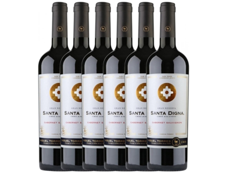 Vino MIGUEL TORRES Miguel Torres Santa Digna Negre Cabernet Sauvignon Valle Central Joven (0.75 L - 6 unidades)
