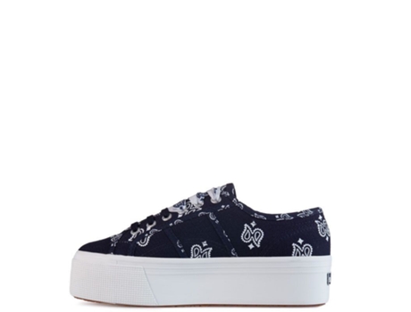 Zapatillas de Mujer SUPERGA Cots Bandanasilk Azul (35)