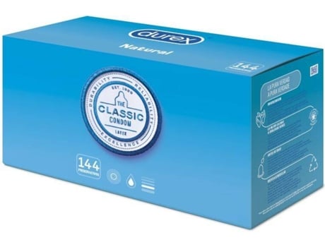 Preservativos DUREX CONDOMS Natural (144 Unidades)