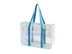 Bolsa de playa para mujer, para actividades al aire libre, de PVC, transparente, para viajes, práctica, para nadar, color azul, Yizhood