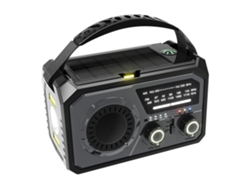 Radio portátil de 16000 mAh AM/FM/WB NOAA con linterna LED, lámpara de lectura y alarma SOS. Ideal para emergencias y supervivencia al aire libre. Viewleaf