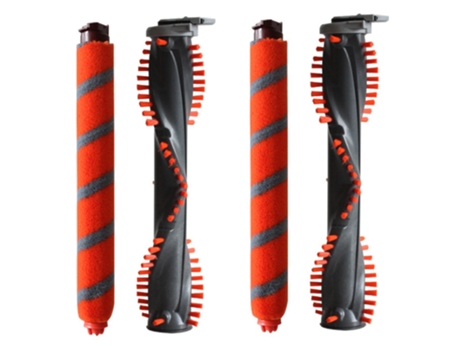 Cepillo de terciopelo suave, cepillo rodante, cepillo principal, cepillo de cerdas duras para Shark Nv680 Nv800, accesorios para aspiradoras, 4 piezas