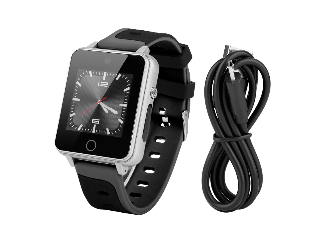 Smart Watch 3g Android Bluetooth 4.0 Reproducción De Video Y Audio Negro Rojo