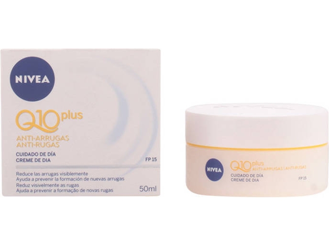 Crema Facial NIVEA Q10 ml+ Anti-Arruga Day Care Spf15 50 ml