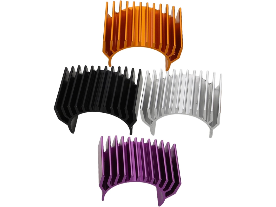Juego de 4 radiadores para motores RC compatibles con camiones y coches, disipadores de calor Gokoco
