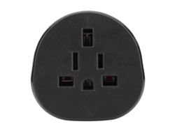 Omni-adaptador De Enchufe Uk Eu A Au 10a 250v Para Viajes Y Estudio En El Extranjero Negro