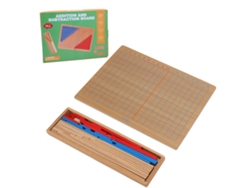 Ats-tablero De Suma Y Resta De Madera Juguete Educatsivo Matsemático Para Niños
