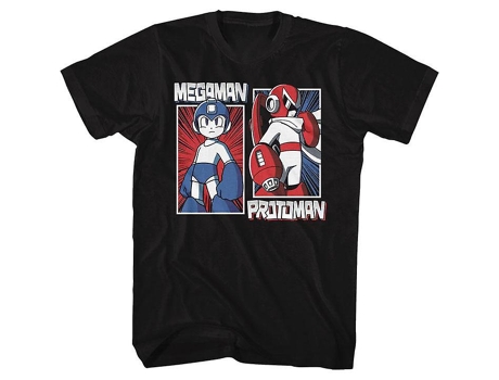 Camiseta ROCKINSTONE Mega Man Rock & Blues (M)