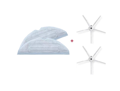 Accesorios de cepillo lateral de paños de fregona para fregonas aspiradoras Xiaomi Roborock T7 T7Plus S7