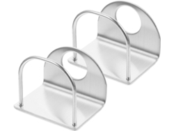 Estante De Almacenamiento Para Pasta Dental Y Cepillos, Soporte De Pared De Acero Inoxidable 304, Juego De 2 Piezas,