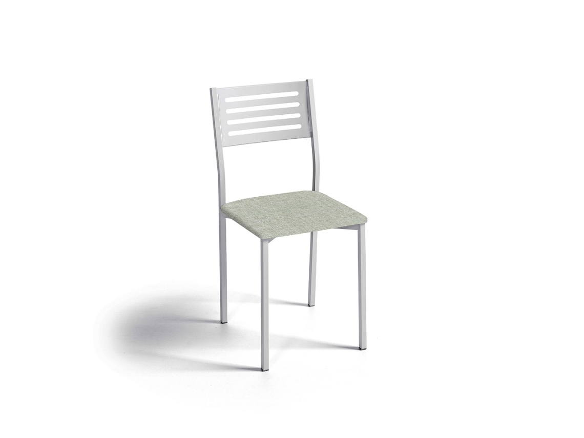 Cadeira de Cozinha Kati em Alumínio 38x86x47cm Michigan Snow FANMUEBLES