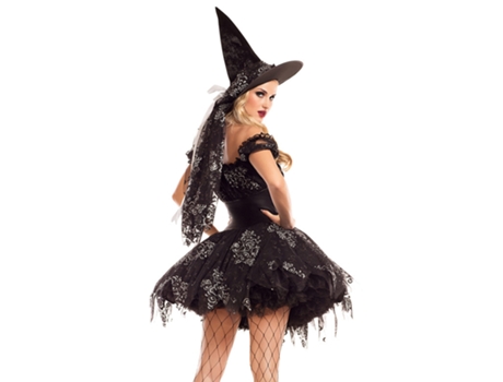 Disfraz de cosplay de halloween de bruja demonioL