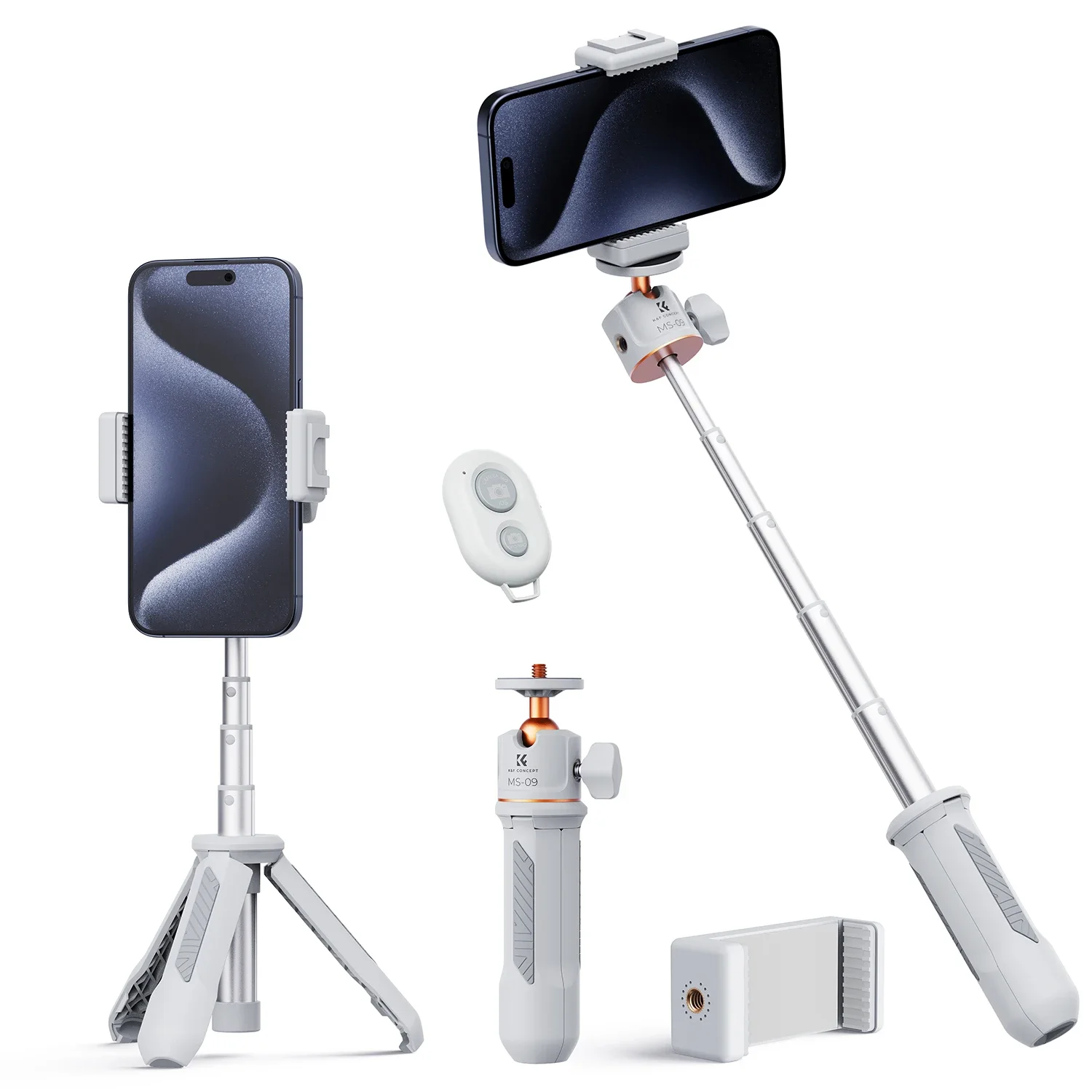 Trípode portátil para cámara, teléfono móvil y DJI Osmo Pocket 3, carga máxima de 2 kg, color verde