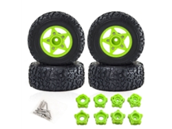 Negro 4pcs D231 Neumáticos Y Ruedas Todoterreno Mejorados Para Coches Rc De Pista Corta 1/8 Y 1/10, Modelos De Vehículos, Piezas Y Accesorios