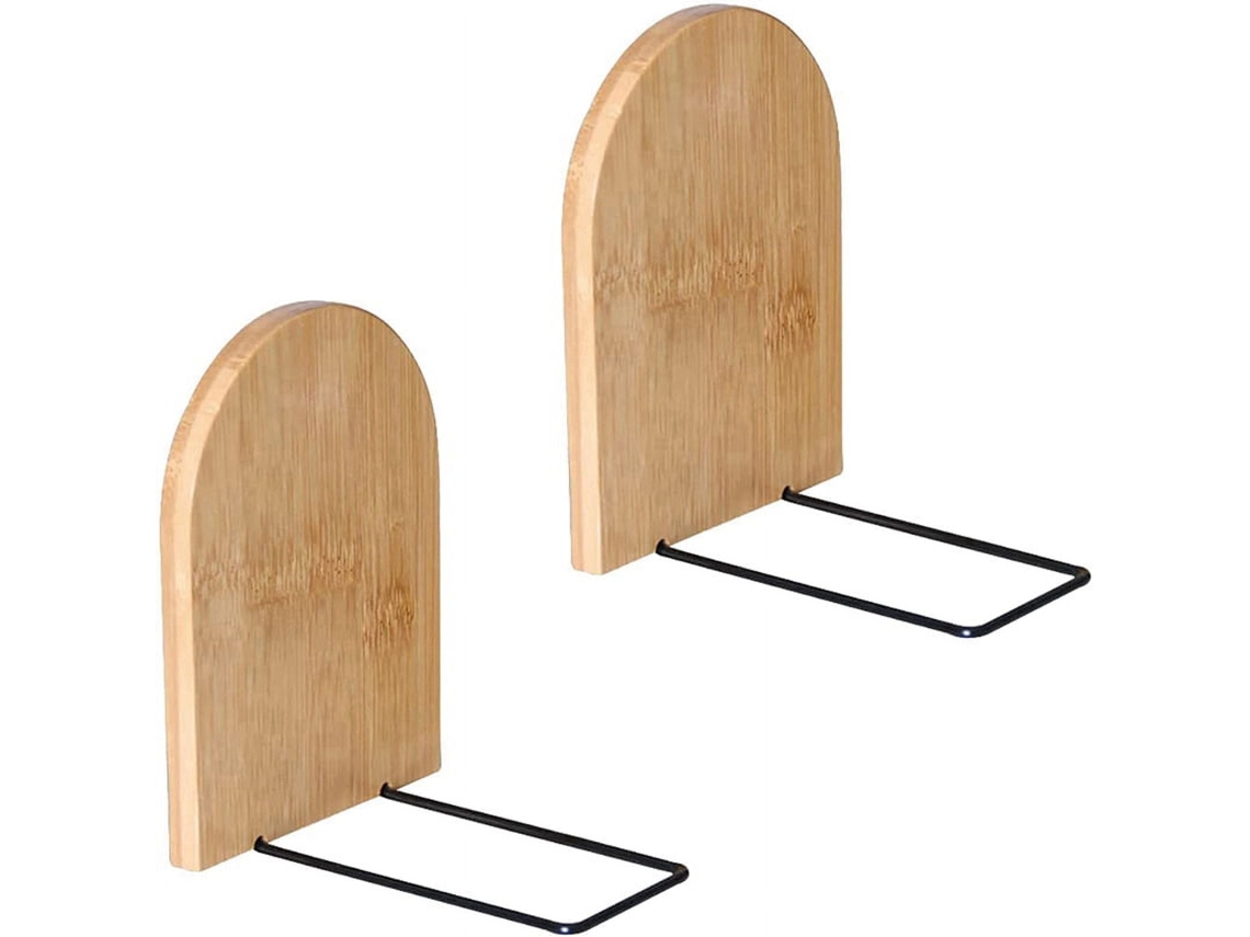 Sujetalibros Decorativos Resistentes De Madera Sujetalibros De Oficina NICECEE