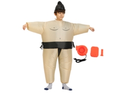 Disfraz Inflable De Luchador De Sumo, Impermeable, Ligero Y Reutilizable, Ideal Para Fiestas Y Eventos.