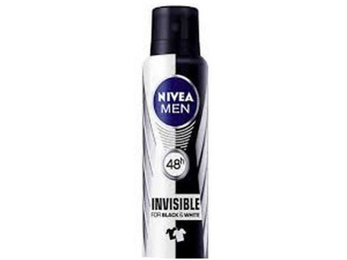 Desodorante NIVEA MEN Black & White Invisible Deo Vaporizador (200 ml)