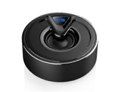 Mini subwoofer con Bluetooth y TWS, reproductor MP3 inalámbrico de dos canales Nostalgia88 (negro)