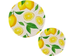 Juego De 2 Salvamanteles Algodón Puro Tejido Para Cocina