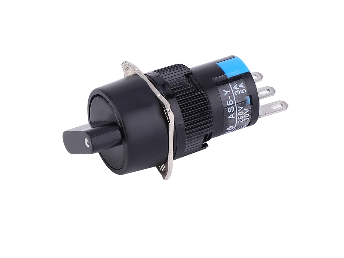 Botón De Interruptor De Transferencia Asy-6, 5 Piezas, Con Diseño Para Montaje En Panel, Orificio De 16 Mm, 2