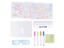 2026-tableta Mágica 3d De Dibujo Fluorescente Luminosa Reutilizable Educativa Para Niños Estilo 1