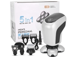 Kit De Afeitadora Eléctrica Multifuncional: Cortapelos, Barbilla Y Maquinilla De Afeitar Eléctrica