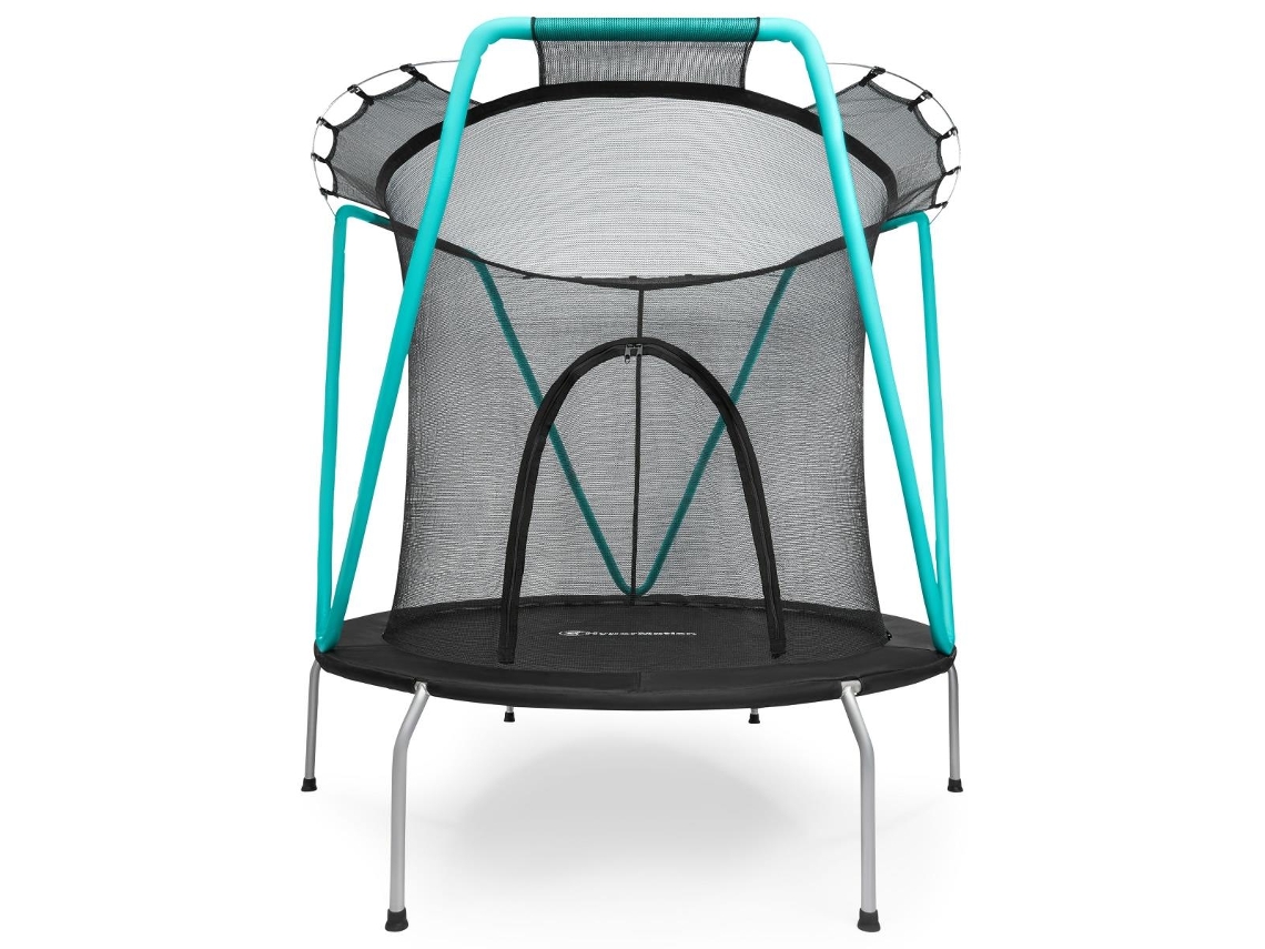 Cama elástica para niños con red de seguridad - Ø 167 cm con cremallera - Cama elástica para niños de 3 a 8 años, máx. 25 kg HYPERMOTION