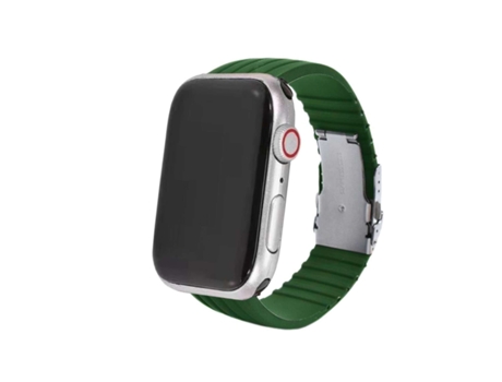 Correa Silicona Stripe Adaptable Apple Watch Series 6 44Mm Verde