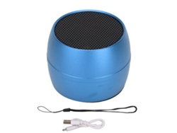 Mini Alto-falante Bluetooth Portátil Ip67 À Prova D'água Com Microfone Integrado Carregamento Usb Azul