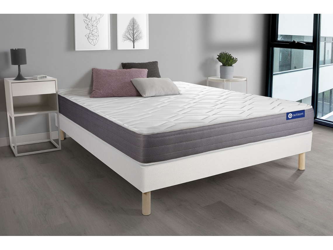 Somier Actimemo Dream Multiláminas Zonas ACTISOM Espuma con memoria Blanco (140x190)