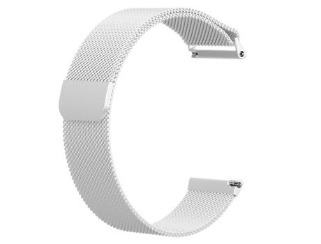 Correa de reloj inteligente para Fitbit Versa Milanese, Talla: L (plateado)