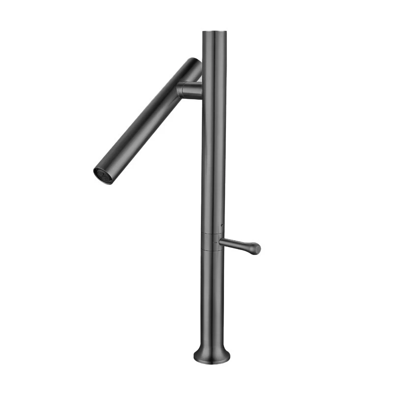 Grifo De Fregadero De Cocina (gris Metalizado) De Acero Inoxidable 304, Mezclador De Agua Fría Y Caliente.