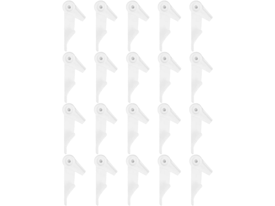 20 Clips Fijación Plástico Lámparas Techo Led Resistentes Ganchos Pantallas Sistema Reforzado Accesorios
