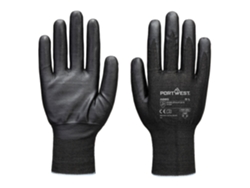 Guante de nitrilo tungsteno Cut F21 A9, resistencia y comodidad, negro, talla M, Portwest