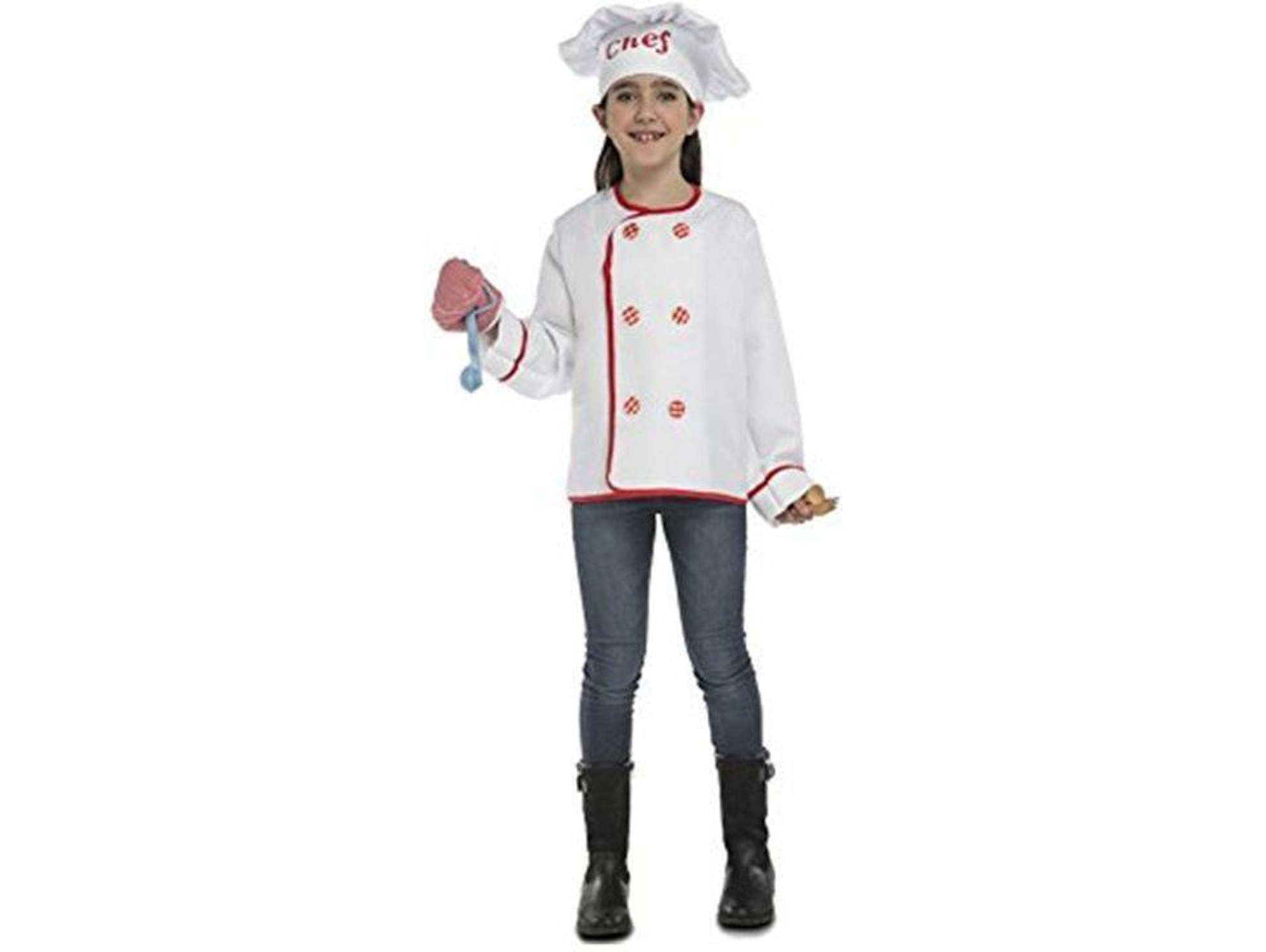 Disfraz de Niña VIVING Cocinero (Tam: 5-7 Años)