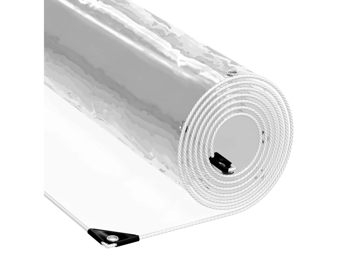 Maison Exclusive - Lona 350 Gsm Transparente 5 X 3,5 M Pvc