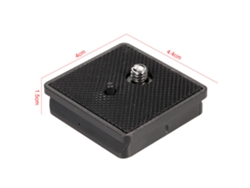 Placa De Liberación Rápida Antideslizante Adaptador 1/4" Tornillo Para Trípode Weifeng 330a Accesorios De Montaje