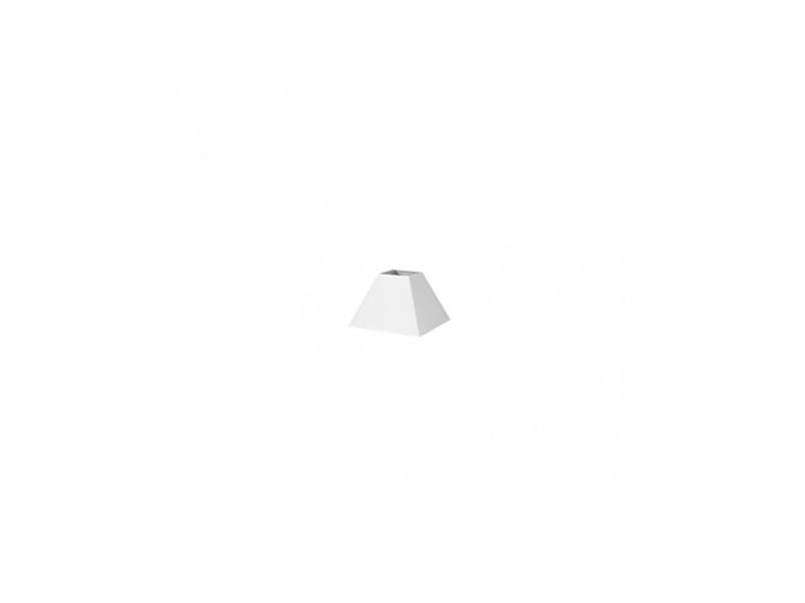 Pantalla Piramide Mezzo Pinza Blanco 12dx7dx10h Tejido Popelin