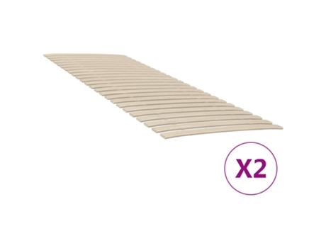 VIDAXL Somieres De Lamas De 48 Lamas 2 Piezas 70X200 Cm