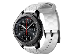 Pulsera de silicona de color liso con estampado de fútbol para Samsung Gear S3 Frontier de 22 mm