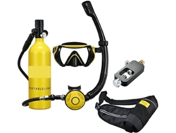 Mini Botella De Buceo, Tubo De Snorkel, Rebreather, Equipo Portátil De Apnea