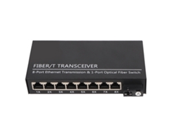 Conversor De Media De Fibra 25km Transceptor De Modo Simple Tx1310nm Switch Ethernet