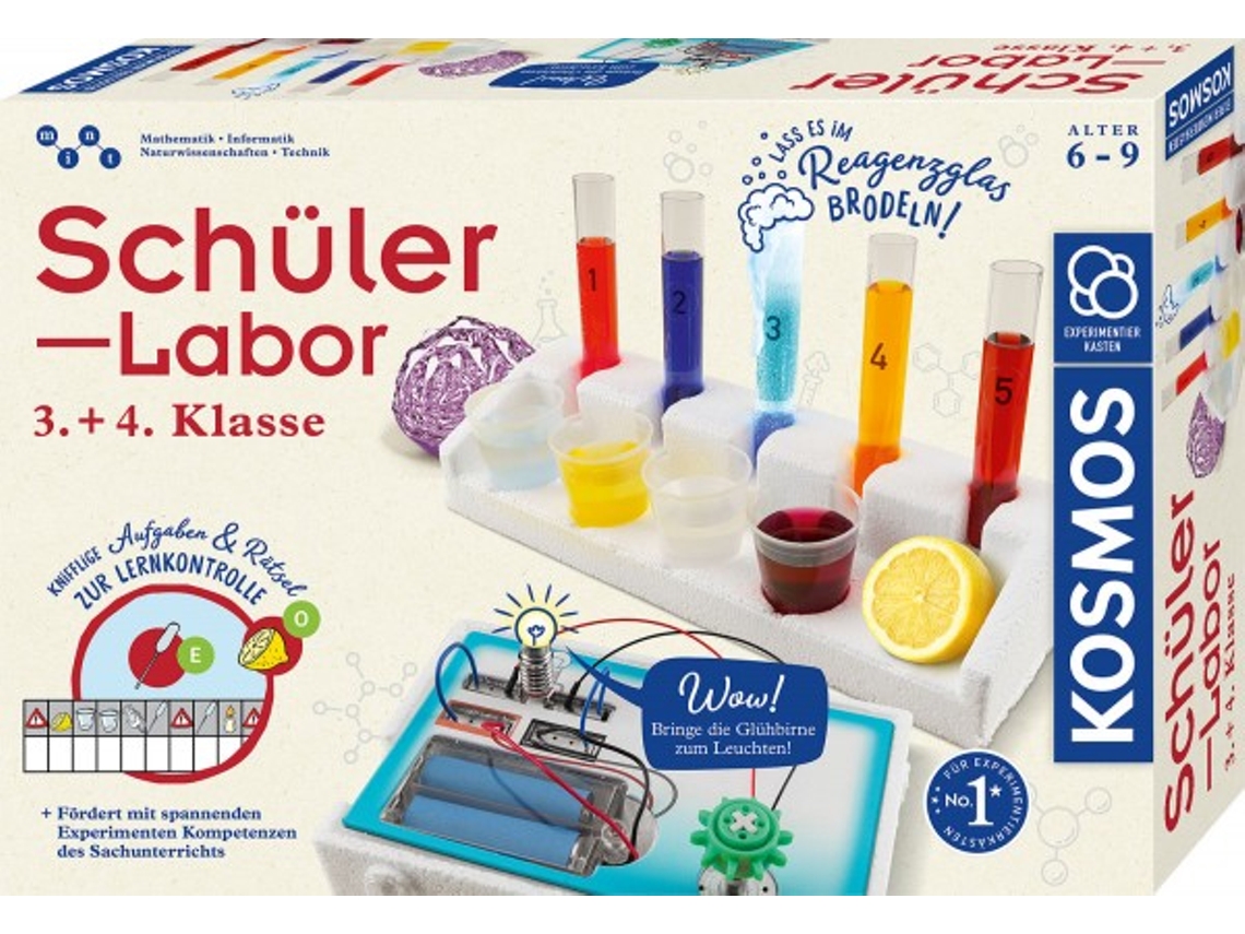 Kit de experimentos KOSMOS Klasse (8 anos)