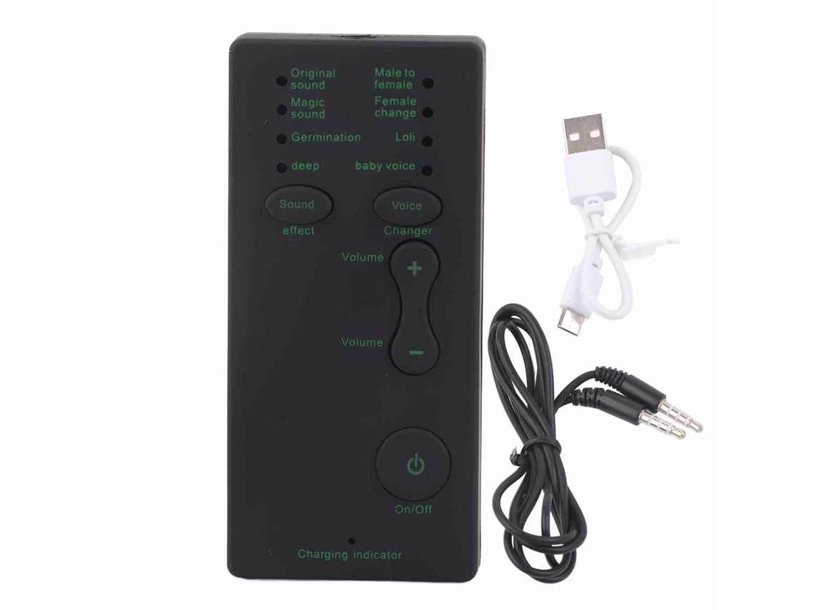 Dispositivo Portátil Cambiador De Voz Mini Tarjeta De Sonido Para Teléfono Móvil, Ordenador Y Portátil